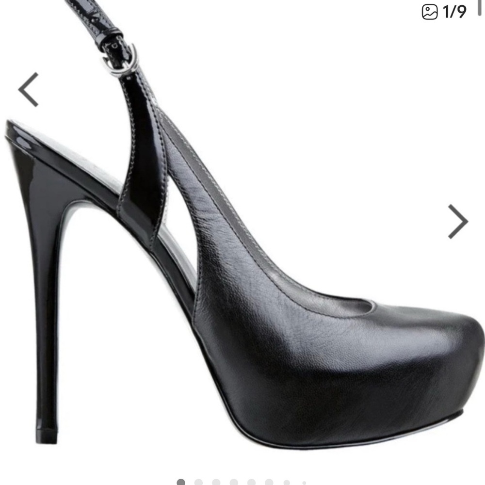 Guess Black Platform Heels